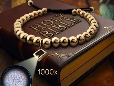 Precious Jewels Bible Verse Elegant Bracelet with Bible Inside by My Nano Jewelry