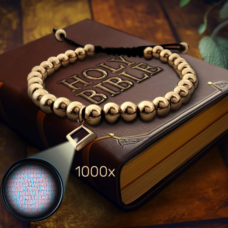 Precious Jewels Bible Verse Elegant Bracelet with Bible Inside by My Nano Jewelry