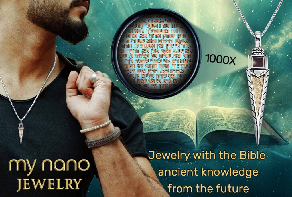 My Nano Jewelry Necklace Containing Bible Scripture Chip Close to Heart